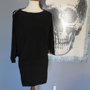 Betsy & Adam Bat Sleeve Mini Dress